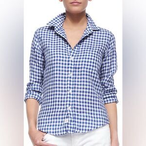Frank & Eileen Plaid 100% cotton woven in Italy button down shirt